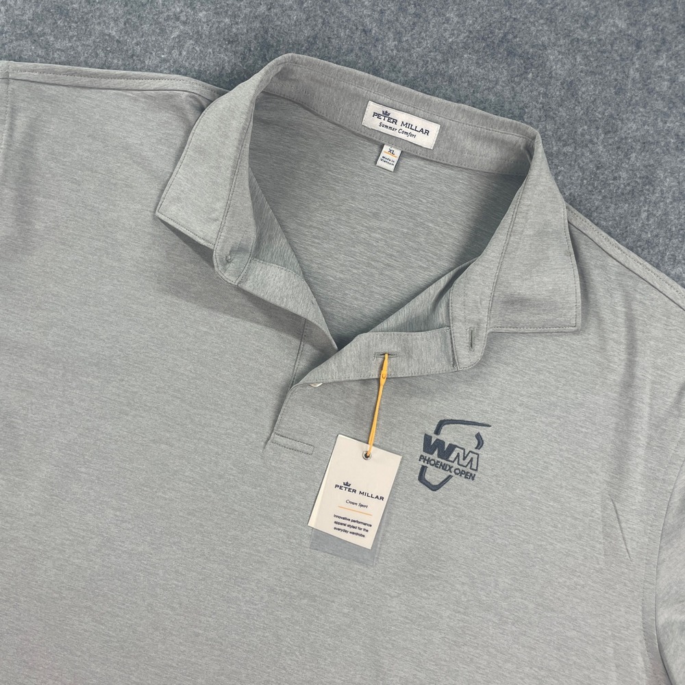 Peter Millar Crown Sport Mens Polo Shirt XL Gale Short Sleeve